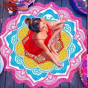 NEW MANDALA FLOWER Tassel Meditation Expand Mat
